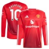 Maglia da Calcio a Maniche Lunghe Manchester United Rashford 10 Casa 2024-25 per Uomo